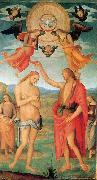 Pietro Perugino The Baptism of Christ oil painting artist